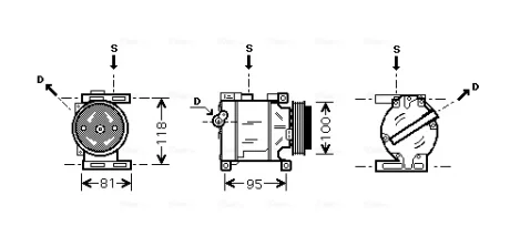 Компрессор AVA COOLING FTAK090