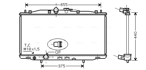 Теплообменник AVA COOLING HD2170 (фото 1)