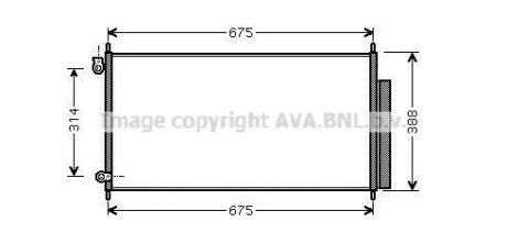 Радиатор кондиционера AVA AVA COOLING HD5185D