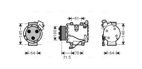 Компрессор AVA COOLING HDAK235