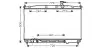 Радіатор охолодження HYUNDAI Santa Fe II (CM) (вир-во AVA) AVA COOLING HY2174 (фото 1)