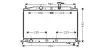 Радіатор охолодження двигуна Hyundai Accent 1,4-1,6i 05>10 MT AC+/- AVA AVA COOLING HY2188 (фото 1)