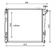 Радіатор охолодження Santa Fe 2.2 CRDi Aut. 09-12 (Ava) AVA COOLING HY2339 (фото 1)