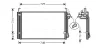 Радіатор кондиціонера Hyundai Terracan (01-), Trajet (99-) AVA AVA COOLING HY5071D (фото 1)