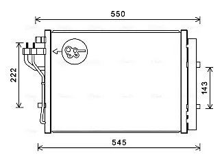 Конденсатор AVA COOLING HY5445D (фото 1)