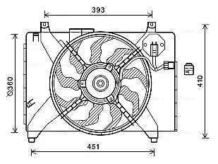 Вентилятор AVA COOLING HY7536