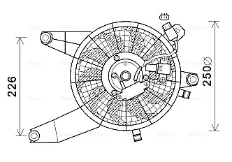 Вентилятор AVA COOLING HY7569