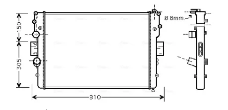 Теплообменник AVA COOLING IVA2087