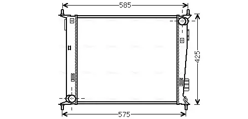Теплообменник AVA COOLING KA2135 (фото 1)