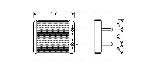 Теплообменник AVA COOLING KA6008 (фото 1)