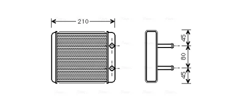 Теплообменник AVA COOLING KA6008