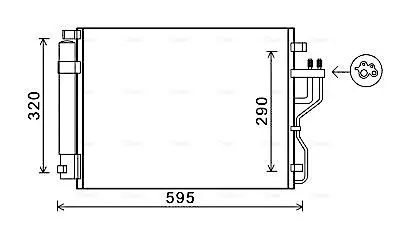 Конденсатор AVA COOLING KAA5151D