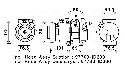 Компресор AVA COOLING KAK275