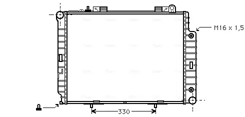 Теплообменник AVA COOLING MS2209 (фото 1)