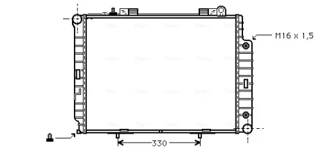 Теплообменник AVA COOLING MS2209