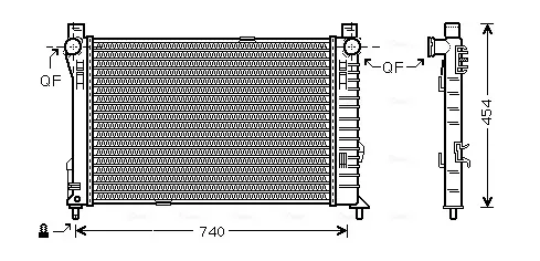 Теплообменник AVA COOLING MS2338 (фото 1)