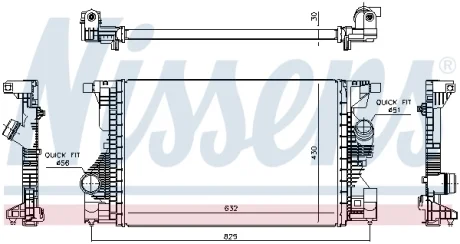Інтеркулер AVA COOLING MS4808