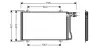 Конденсор кондиціонера MB SPRINT W901 MT/AT 95- (Ava) AVA COOLING MS5219 (фото 1)