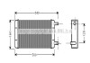 Радіатор обігрівача салону MB G-class 463 AVA AVA COOLING MS6108 (фото 1)