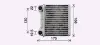 Радіатор обігрівача салону MB ML164 GL164 rear heater AVA AVA COOLING MS6762 (фото 1)