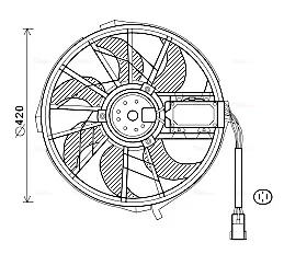 Вентилятор AVA COOLING MS7656