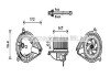 Вентилятор салону MB, VW (AVA) MS8616 знят з вир-ва, заміна на AVA COOLING MS8617 (фото 1)