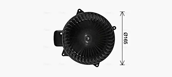Вентилятор обігрівача салону MB ML (W164) (05-), GL (X164) (06-) AVA AVA COOLING MS8765 (фото 1)