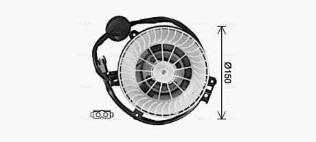 AVA DB Компресор салону W124 AVA COOLING MS8771