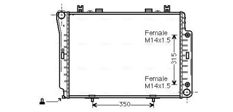 Теплообменник AVA COOLING MSA2144