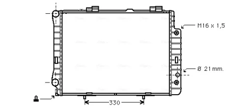 Теплообменник AVA COOLING MSA2190