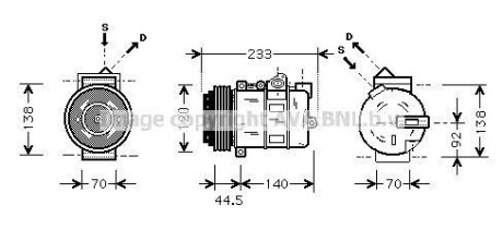 Компресор AVA COOLING MSAK277