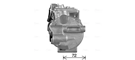 Компрессор кондиционера MB C-Class W204 (07-), E-Class W211, W212 (02-) 3.0CDi (AVA COOLING MSAK746