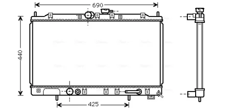 Теплообменник AVA COOLING MT2123