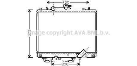 Радіатор, Система охолодження двигуна AVA COOLING MT2156