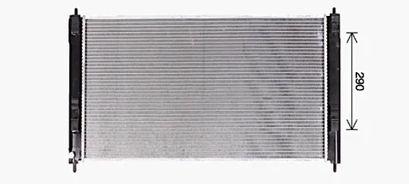 Радіатор охолодження Citroen С4/Peugeot 4008 1.8 HDi 12-/ MITSUBISHI ASX (вир-во AVA) AVA COOLING MT2274