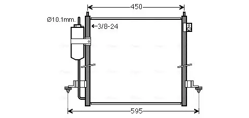 Конденсатор AVA COOLING MT5239D (фото 1)