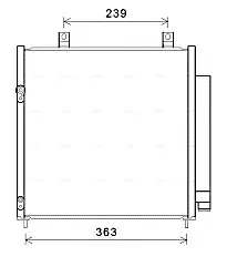 Конденсатор AVA COOLING MT5251D (фото 1)