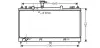 Радіатор охолодження MAZDA 6 2.5 MT 03/05-09/07 (AVA) AVA COOLING MZ2224 (фото 1)