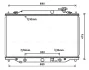 Радіатор охолодження двигуна Mazda CX-5 (12-) 2.2D АКПП AVA AVA COOLING MZ2274 (фото 1)