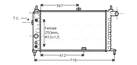 Теплообменник AVA COOLING OL2065