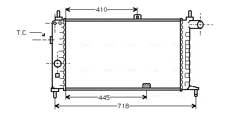 Теплообменник AVA COOLING OL2066 (фото 1)