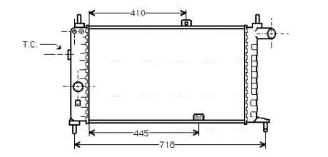 Теплообменник AVA COOLING OL2066