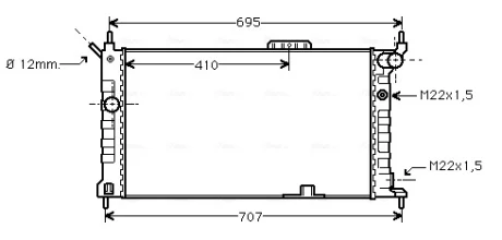 Теплообменник AVA COOLING OL2091