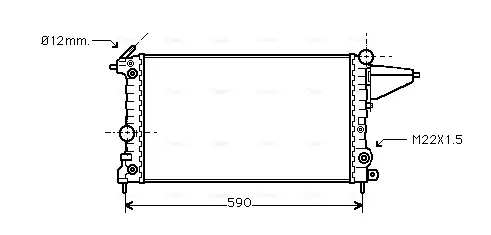 Теплообменник AVA COOLING OL2117 (фото 1)