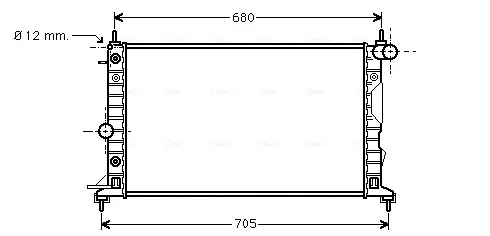 Теплообменник AVA COOLING OL2324 (фото 1)