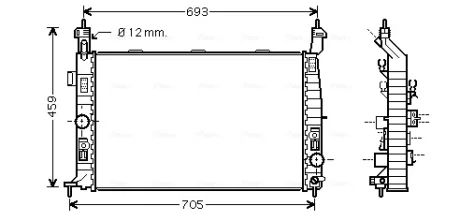 Теплообменник AVA COOLING OL2348