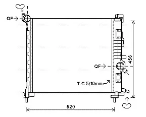 Теплообменник AVA COOLING OL2562