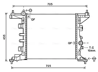 Теплообменник AVA COOLING OL2568 (фото 1)
