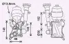 Радіатор масляний FIAT DOBLO (119, 223) (01-) 1.3 MJTD в сб. (вир-во AVA) AVA COOLING OL3686H (фото 1)