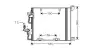 Конденсатор кондиціонера ASTRA H 17/19CTDI MT 04-(вир-во AVA) AVA COOLING OL5368D (фото 1)